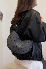 Polyester Printed Adjustable Strap Crossbody Bag - Trendsi