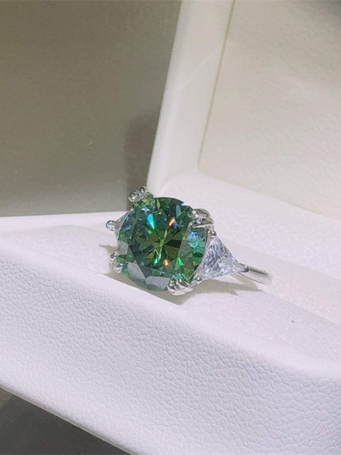 5 Carat Moissanite 925 Sterling Silver Ring - Trendsi - Flyclothing LLC