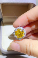 5 Carat Moissanite 925 Sterling Silver Ring - Trendsi - Flyclothing LLC