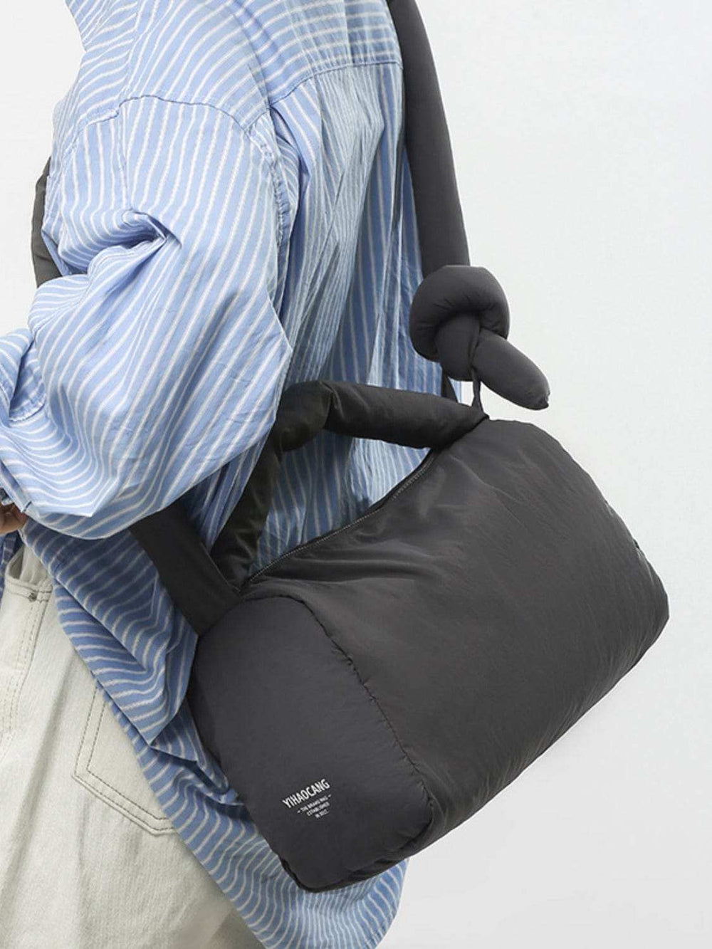 Puffy Nylon Medium Crossbody Bag - Trendsi - Flyclothing LLC