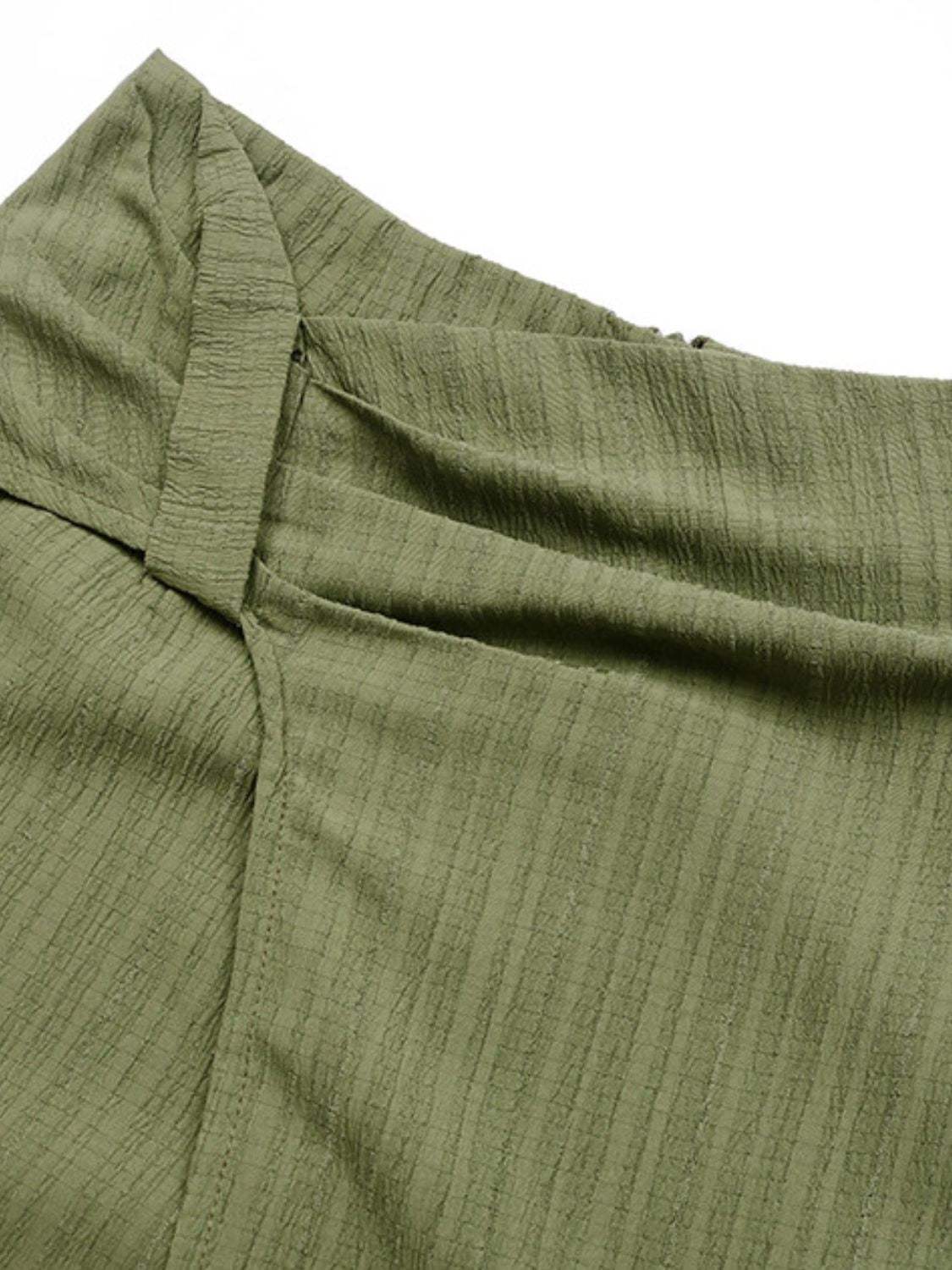 Perfee Ruched High Rise Shorts with Back Zipper - Trendsi - Flyclothing LLC