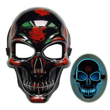 Halloween Skeleton Mask LED Glow Scary Mask - My Store - Flyclothing LLC