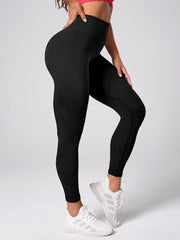 High Waist Active Leggings - Trendsi