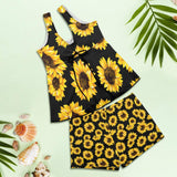 Baha Ranch Sunflowers Tankini & Boy Shorts Swim Set - Baha Ranch Western Wear - Flyclothing LLC