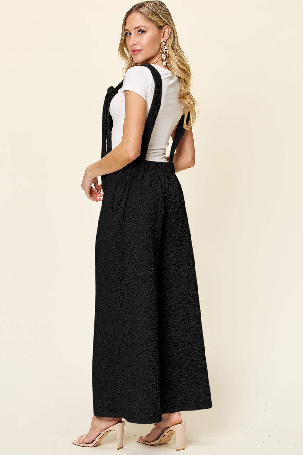 Double Take Full Size Sleeveless Wide Leg Jumpsuit - Trendsi - Flyclothing LLC