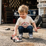 LRT GARAGE PARTS TEE - VINTAGE CREAM (FRONT ONLY) - LITTLE RAD THINGS - Flyclothing LLC