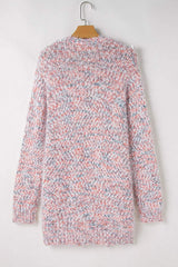 Pocketed Open Front Long Sleeve Cardigan - Trendsi - Flyclothing LLC