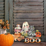 Halloween Wreath Autumn Door Decoration Wall Decoration - My Store - Flyclothing LLC