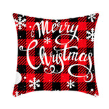 Merry Christmas Cushion Cover 45cm Elk Santa Claus Short Plush Sofa Pillow Cover Home Decor Pillowcase Christmas Decoration - My Store - Flyclothing LLC