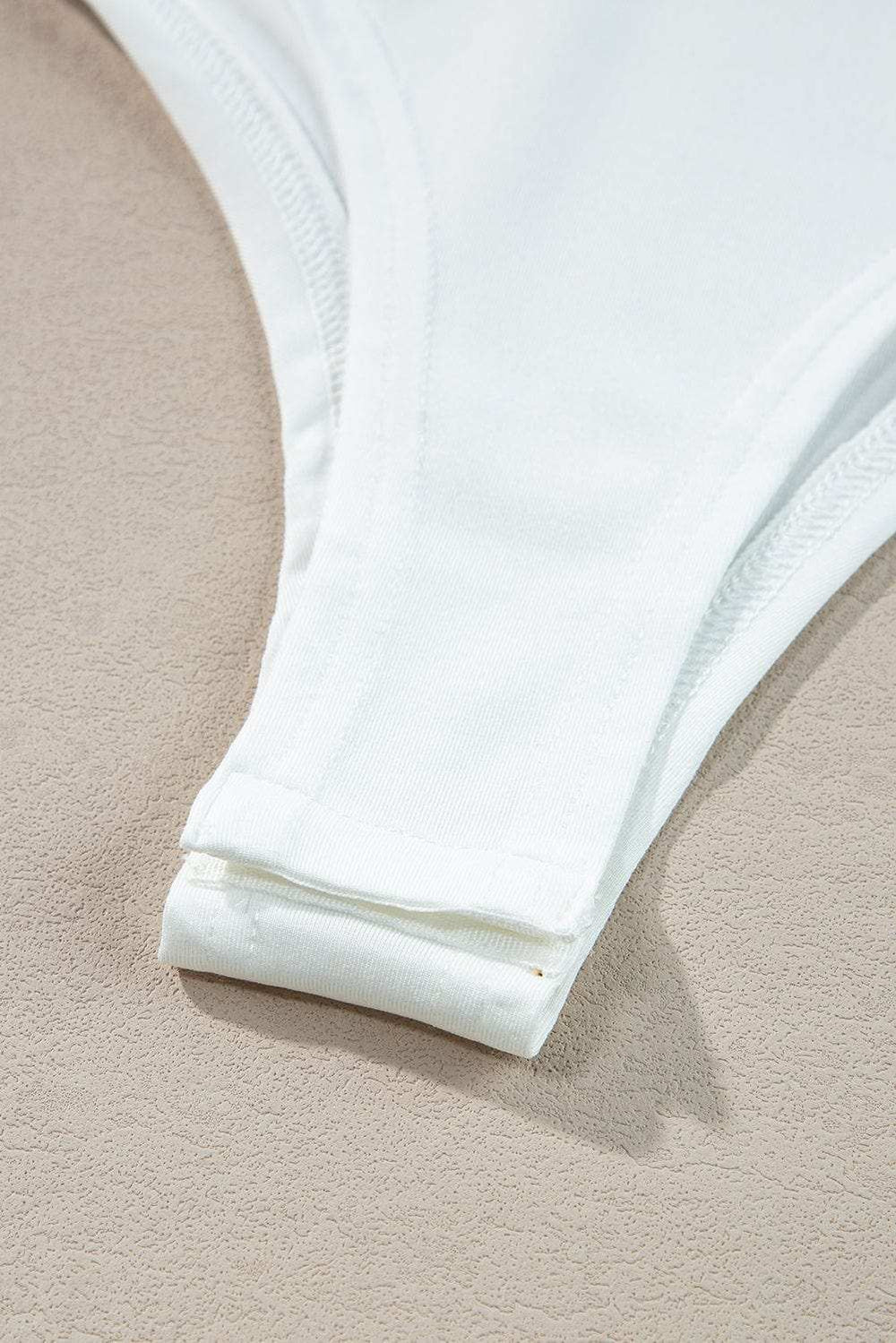 Eyelet Lace Long Sleeve Bodysuit - Trendsi - Flyclothing LLC