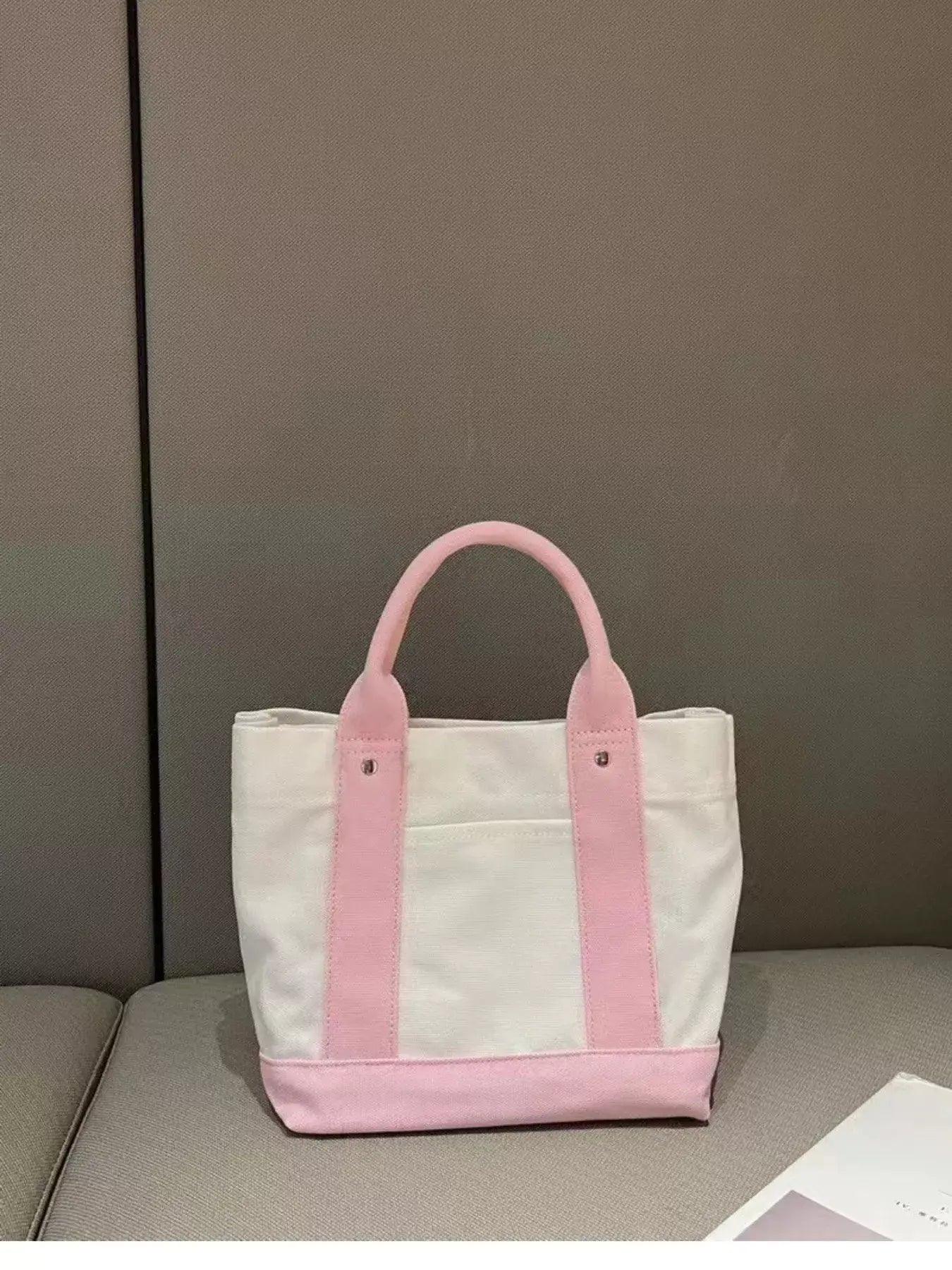 Two Tone Handbag - Trendsi - Flyclothing LLC