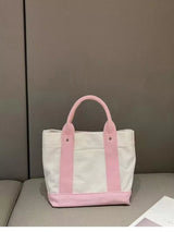 Two Tone Handbag - Trendsi - Flyclothing LLC