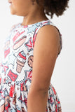 Red, White & BBQ Tank Twirl Dress - Mila & Rose ®