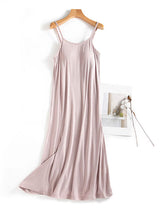 Scoop Neck Midi Cami Dress with Bra - Trendsi - Flyclothing LLC