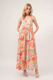 And The Why Floral Ruffled Tiered Maxi Cami Dress - Trendsi - Flyclothing LLC