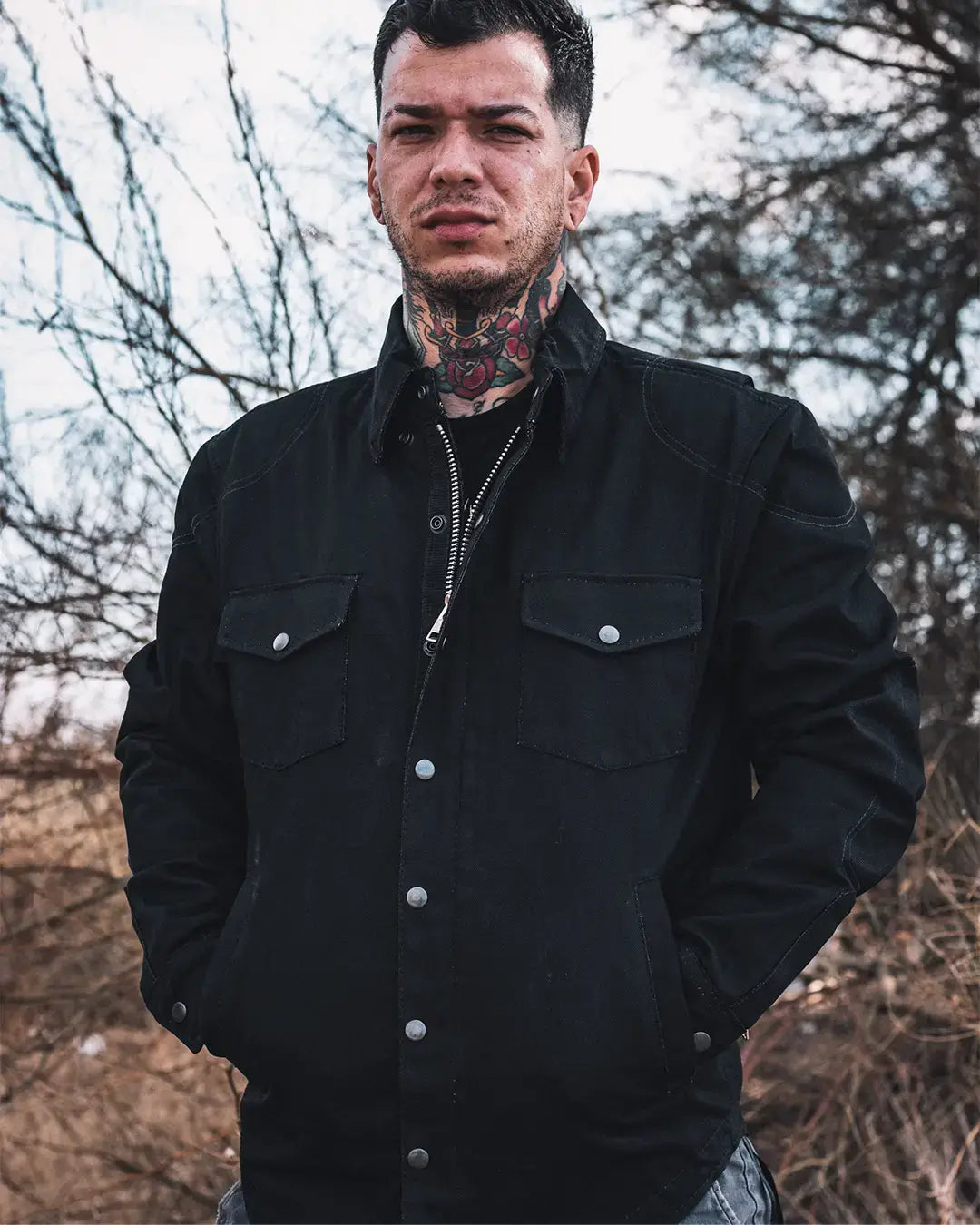 Dagger Motorcycle Twill Shirt - First Manufacturing Company - Flyclothing LLC