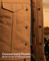 Lowside Duck Men's Motorcycle Canvas Vest - First Manufacturing Company - Flyclothing LLC