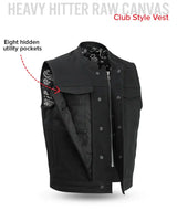 Highland V2 Men's Motorcycle Canvas Vest - First Manufacturing Company - Flyclothing LLC