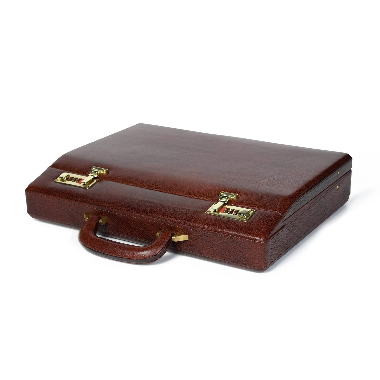 Rich Brown Office Suitcase - Classy Leather Bags - Flyclothing LLC