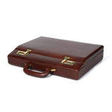 Rich Brown Office Suitcase - Classy Leather Bags - Flyclothing LLC