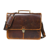 Buffalo Leather Executive Briefcase - Classy Leather Bags - Flyclothing LLC
