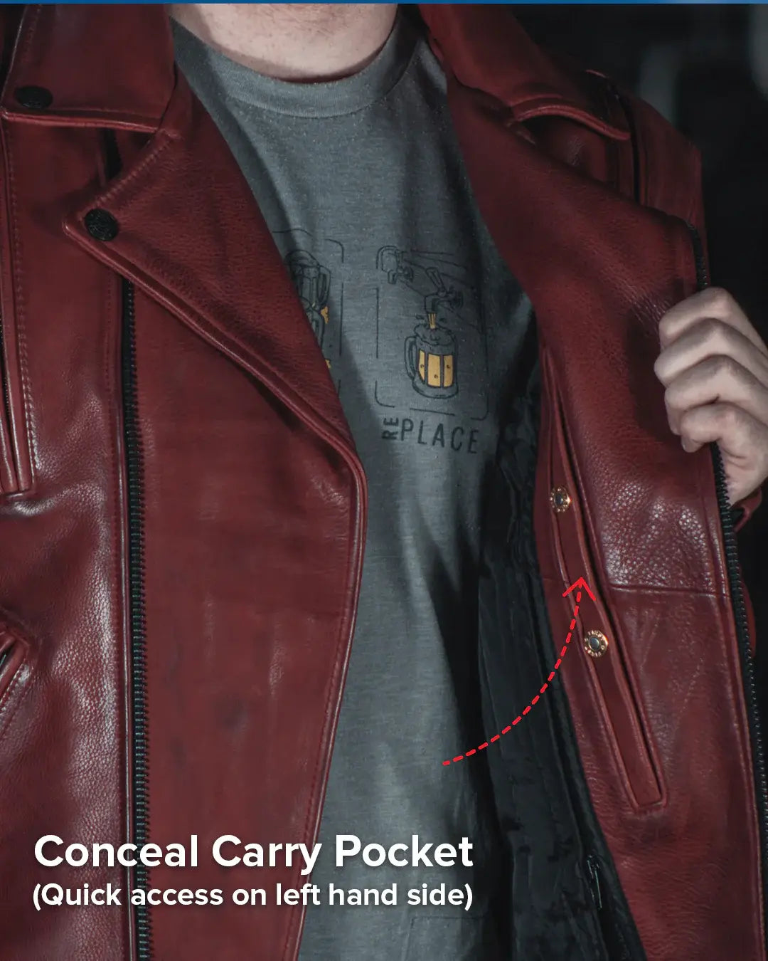 Night Rider Men's Motorcycle Leather Jacket - First Manufacturing Company - Flyclothing LLC