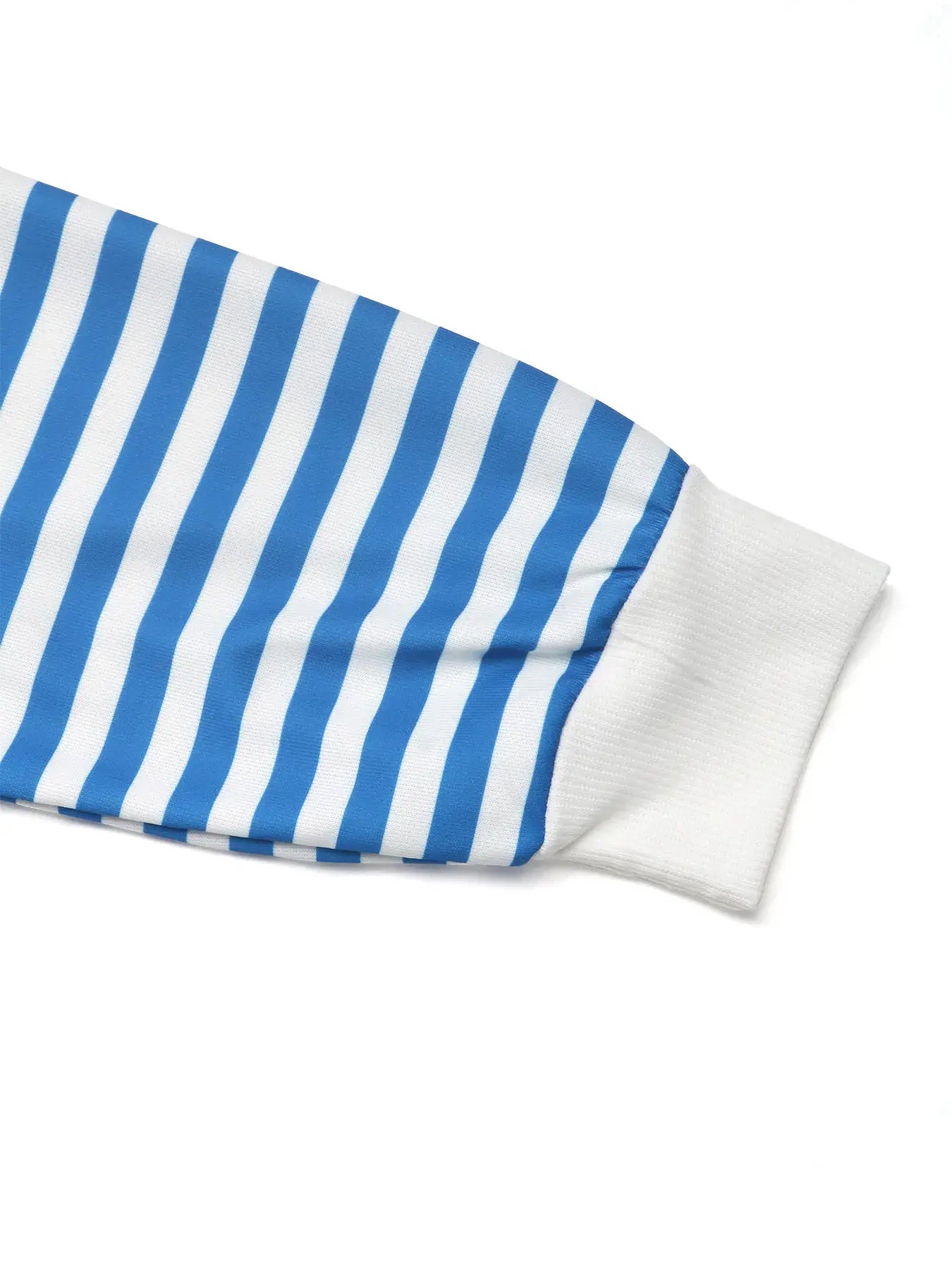 Striped Quarter Zip Long Sleeve Hoodie - Trendsi - Flyclothing LLC