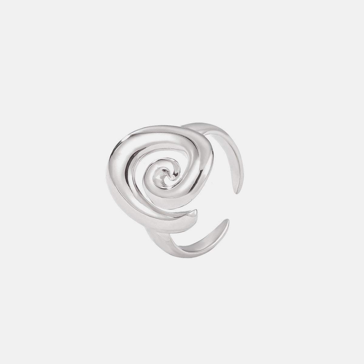 Titanium Steel Spiral Shape Ring - Trendsi - Flyclothing LLC