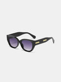 Cat Eye Polycarbonate Frame Sunglasses - Trendsi