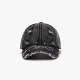 Distressed Cotton Baseball Cap - Trendsi - Flyclothing LLC