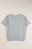 USA Notched Short Sleeve T-Shirt - Trendsi - Flyclothing LLC