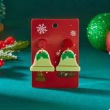 Christmas Acrylic Dangle Earrings - Trendsi - Flyclothing LLC