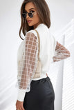Zip Up Long Sleeve Jacket - Trendsi