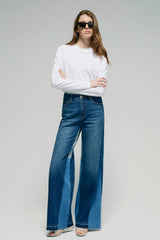 Shadow Split Wideleg Jeans HJ056 - Hey Joanie - Flyclothing LLC