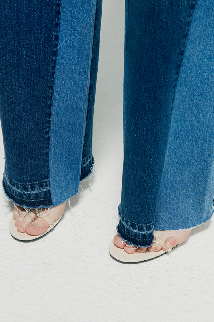 Shadow Split Wideleg Jeans HJ056 - Hey Joanie - Flyclothing LLC