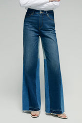 Shadow Split Wideleg Jeans HJ056 - Hey Joanie - Flyclothing LLC