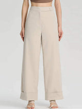 High Waist Wide Leg Pants - Trendsi - Flyclothing LLC