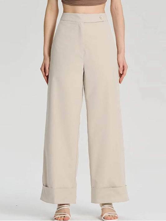 High Waist Wide Leg Pants - Trendsi