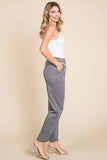 Culture Code Full Size Pin Tuck Detail Slim Pants - Trendsi - Flyclothing LLC