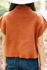 Mock Neck Sweater Vest with Chest Pocket - Trendsi - Flyclothing LLC
