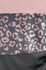 Leopard Round Neck Long Sleeve Top - Trendsi - Flyclothing LLC