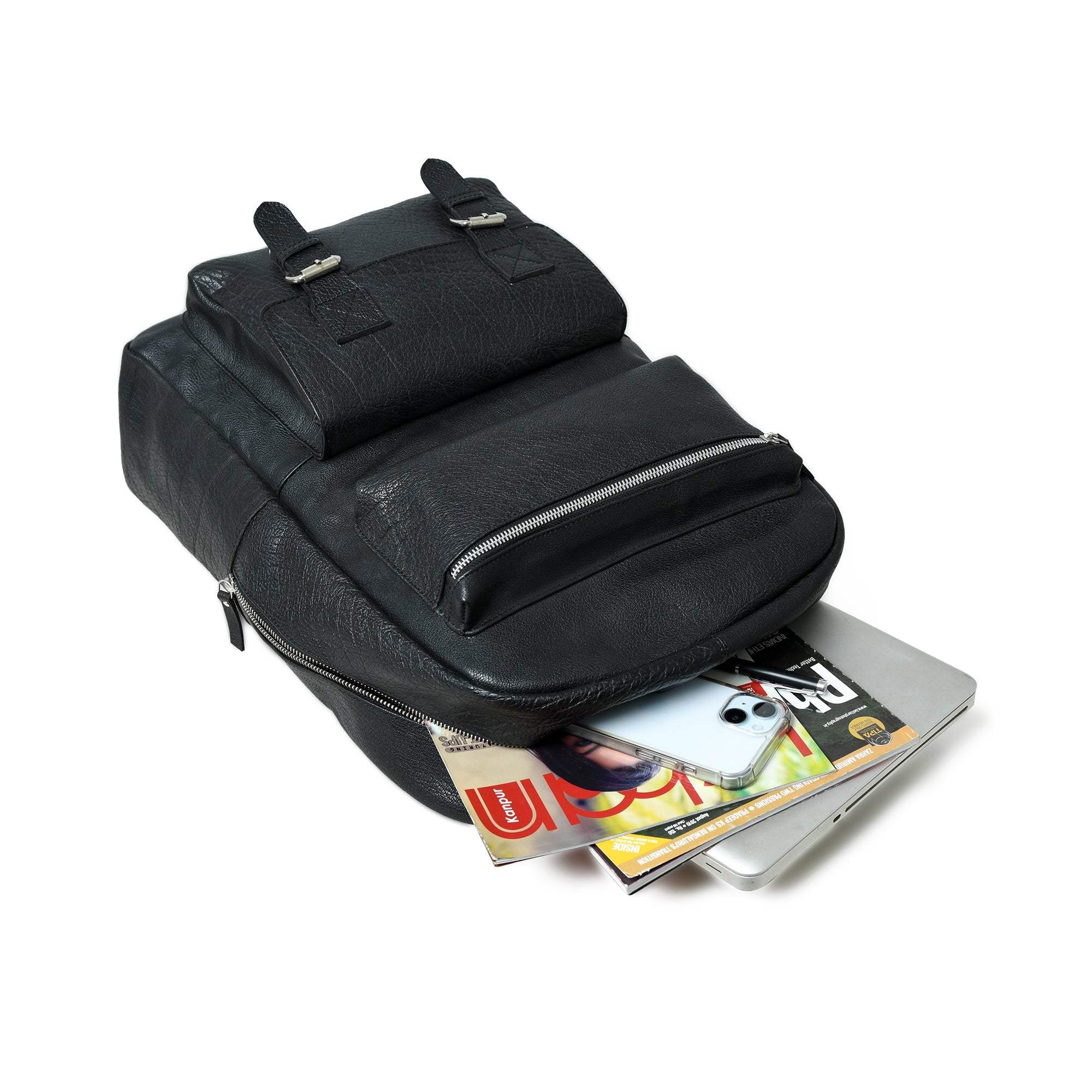 NoirTrek Leather Backpack 2.0 - Classy Leather Bags - Flyclothing LLC