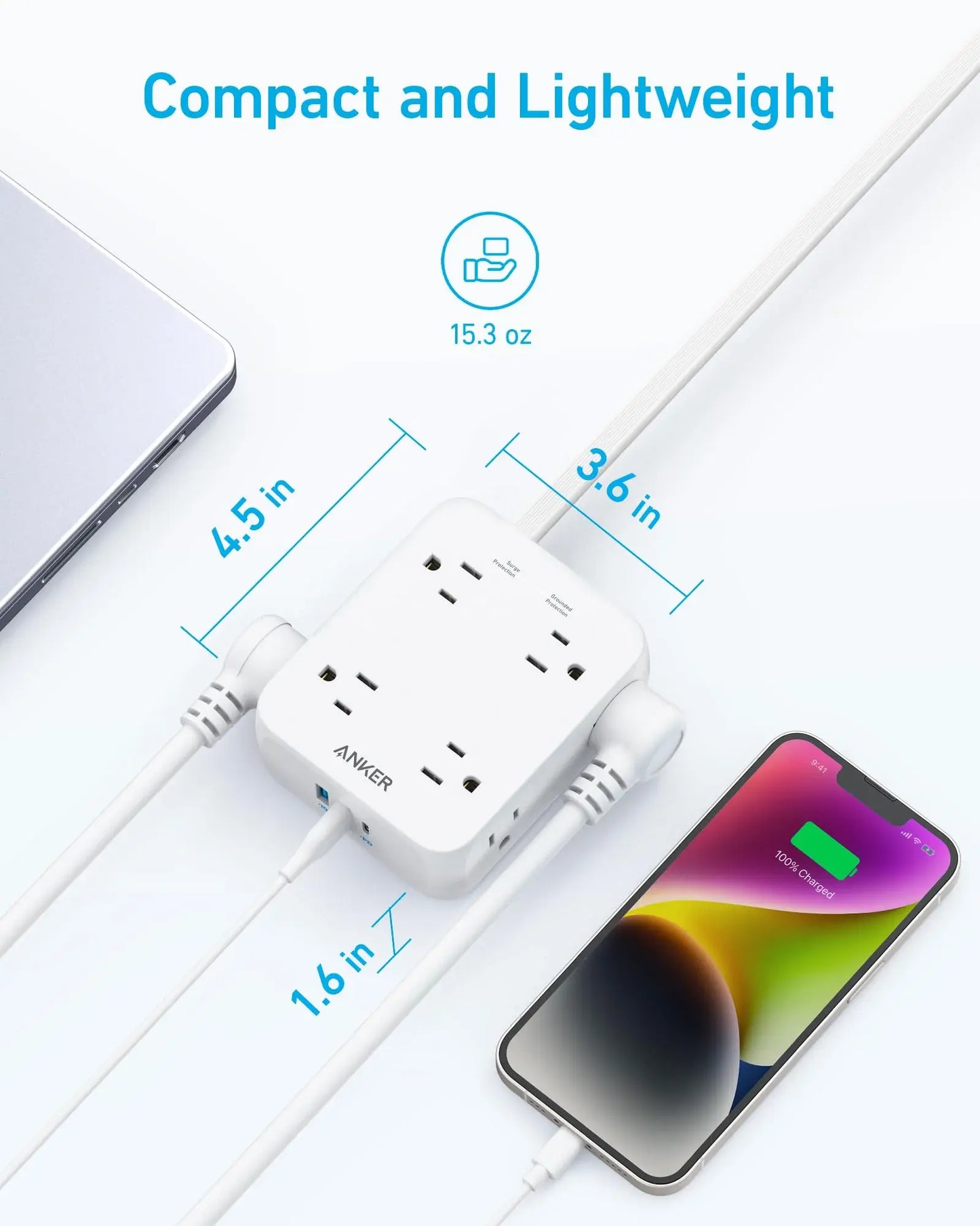Anker <b>341</b> USB Power Strip - Anker - Flyclothing LLC