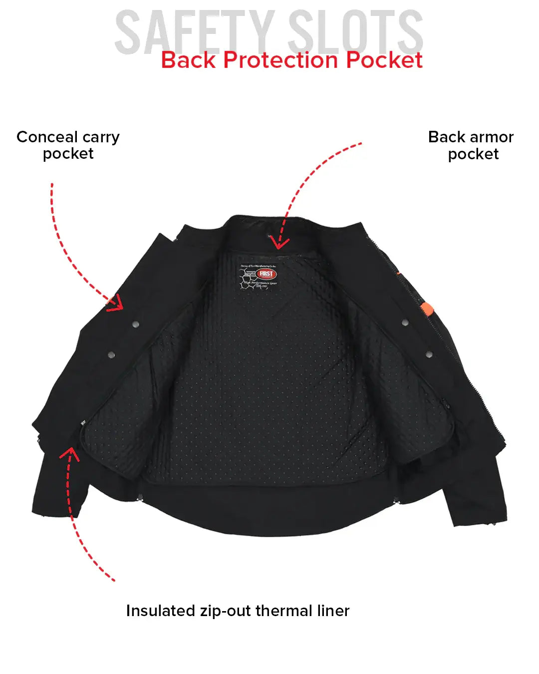 Immortal Men's Motorcycle Textile Jacket - First Manufacturing Company - Flyclothing LLC