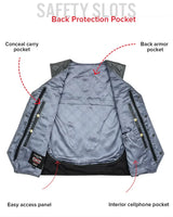 Hammer down Men's Western Style Leather Biker Vest - First Manufacturing Company - Flyclothing LLC
