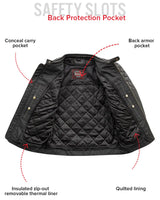 Grand Prix - Men's Leather Motorcycle Jacket - First Manufacturing Company - Flyclothing LLC