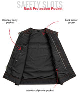 Hornet Moto Mesh Men's Club Style Vest - First Manufacturing Company - Flyclothing LLC
