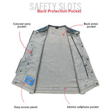 No Limit - Men's Motorcycle Denim Vest - First Manufacturing Company - Flyclothing LLC