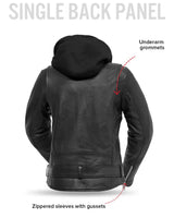 Ryman - Women's Motorcycle Leather Jacket - First Manufacturing Company - Flyclothing LLC