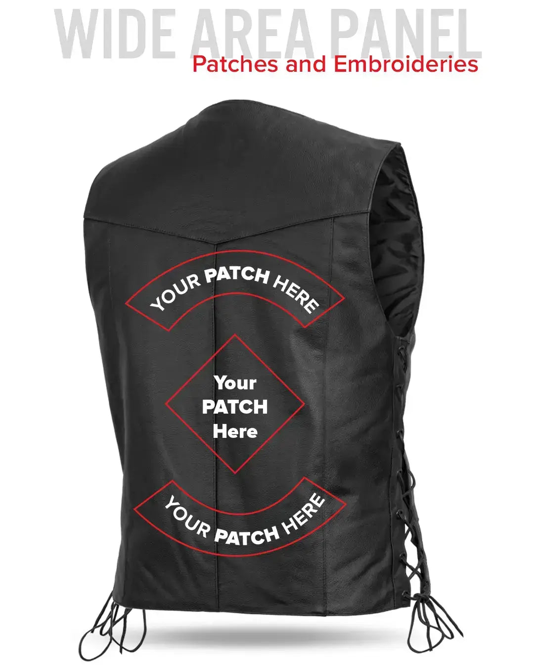 Carbine Men's Western Style Leather Motorcycle Vest - First Manufacturing Company - Flyclothing LLC